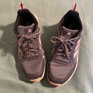 Adidas Gray/pink Cloudfoam Comfort Athletic Shoes